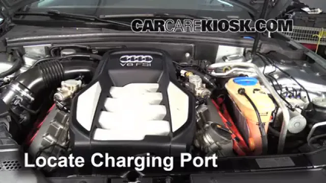 2008 Audi S5 4.2L V8 Air Conditioner Recharge Freon